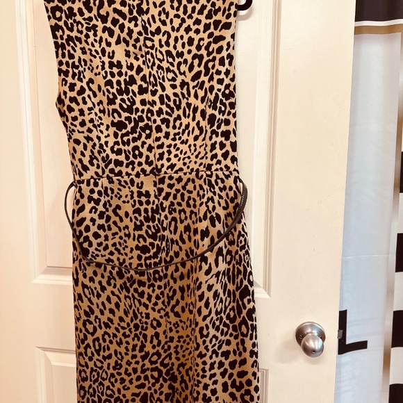 Kasper Leopard Dress Size 16 - Picture 7 of 8